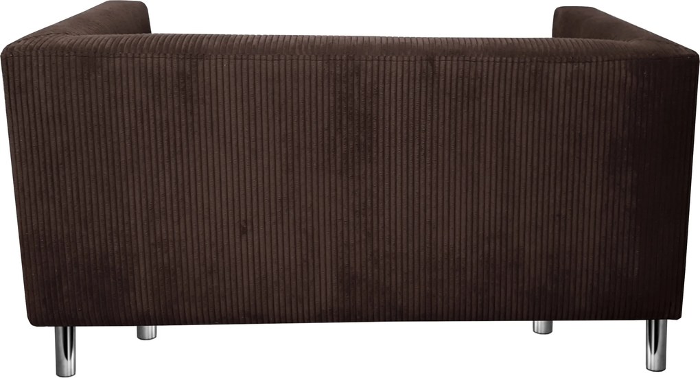 Sofa Monaco : Kolor nogi - Chrom, Kolor tkaniny - Kronos6/Poso6, Typ tkaniny - Kronos/Poso, Wysokość nogi - 15 cm