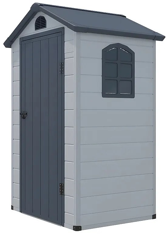 Wiata ogrodowa z szarej żywicy - CESIO - 1,39m²