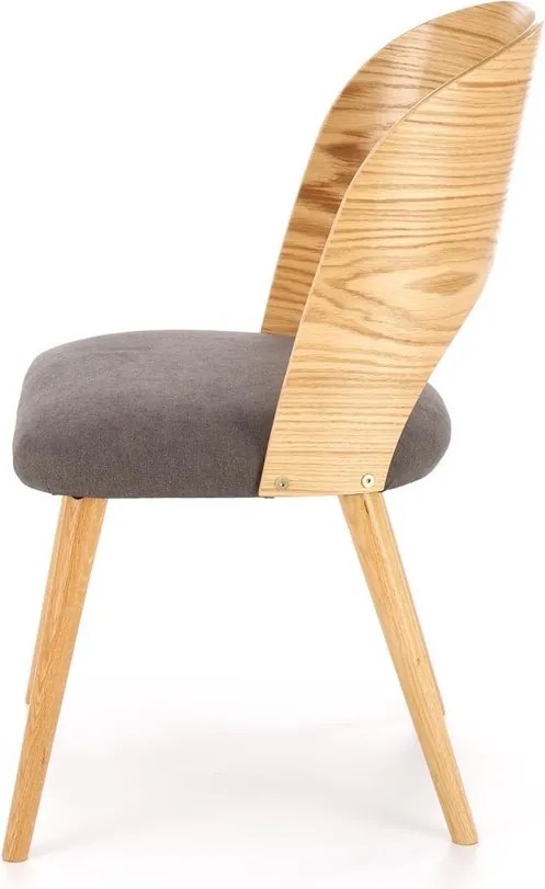 Krzesło z oparciem z giętej sklejki Cadiz Halmar