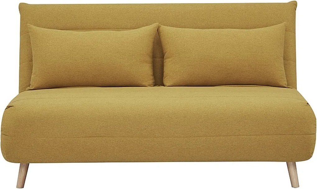 Sofa rozkładana z funkcją spania SPIKE II curry