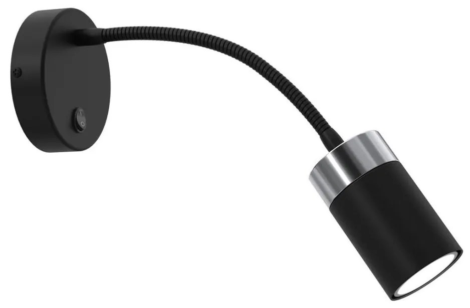 Elastyczna lampka JOKER 1xGU10/8W/230V czarna/matowy chrom