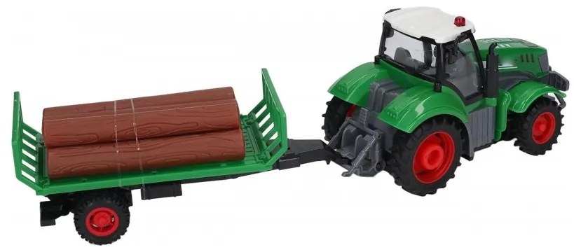Woopie traktor z przyczepą na pilota sterowany rc - skala 1:24
