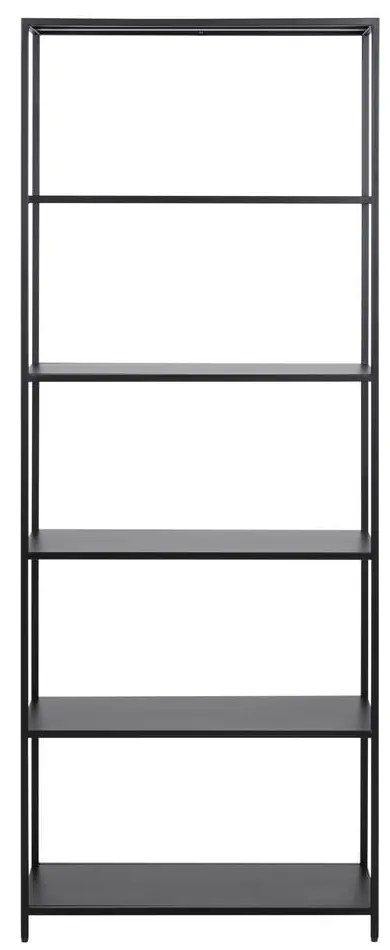 Czarny metalowy regał 70x185 cm Newcastle – Actona