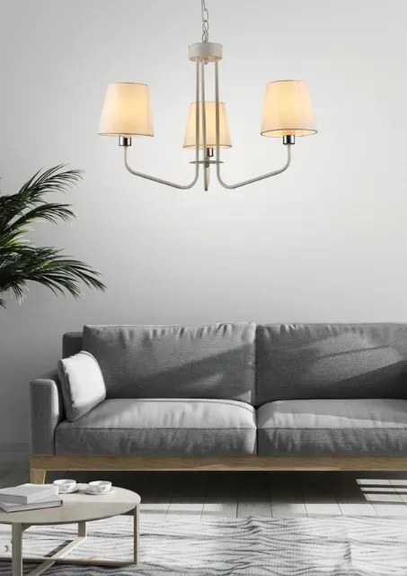 Biała lampa wisząca - K308 K1-G20