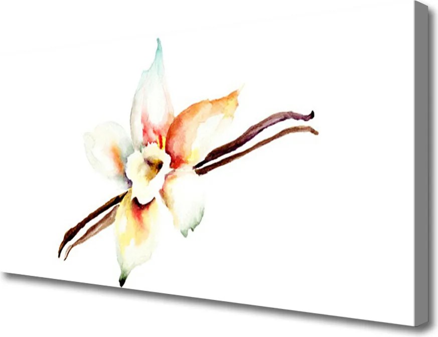 Obraz drukowany na płótnie Malarska Wizja Kwiatu