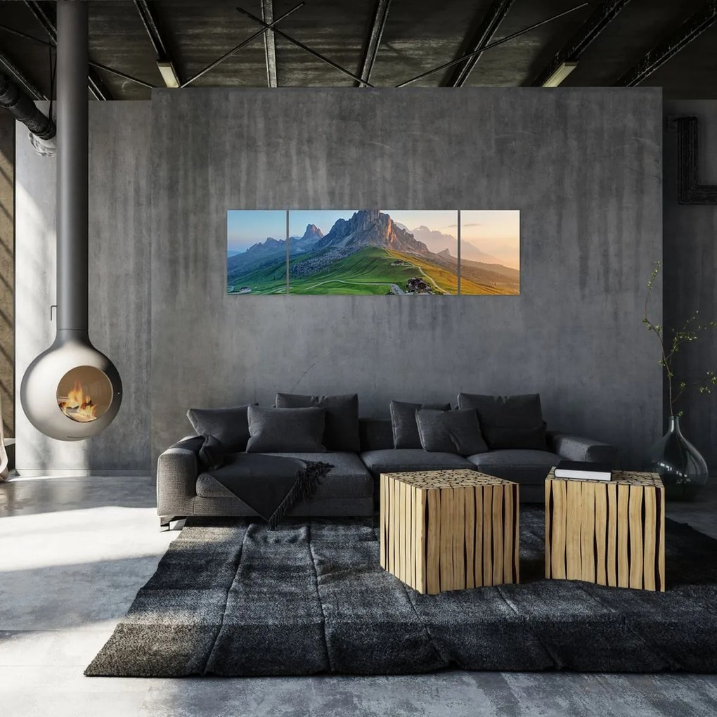 Obraz - Dolomity (170x50 cm)