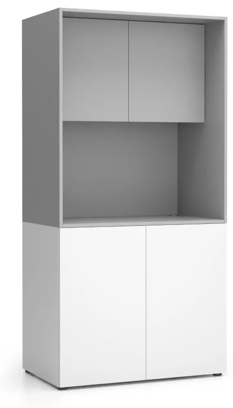 Kuchnia NIKA bez wyposażenia 1000 x 600 x 2000 mm, szary