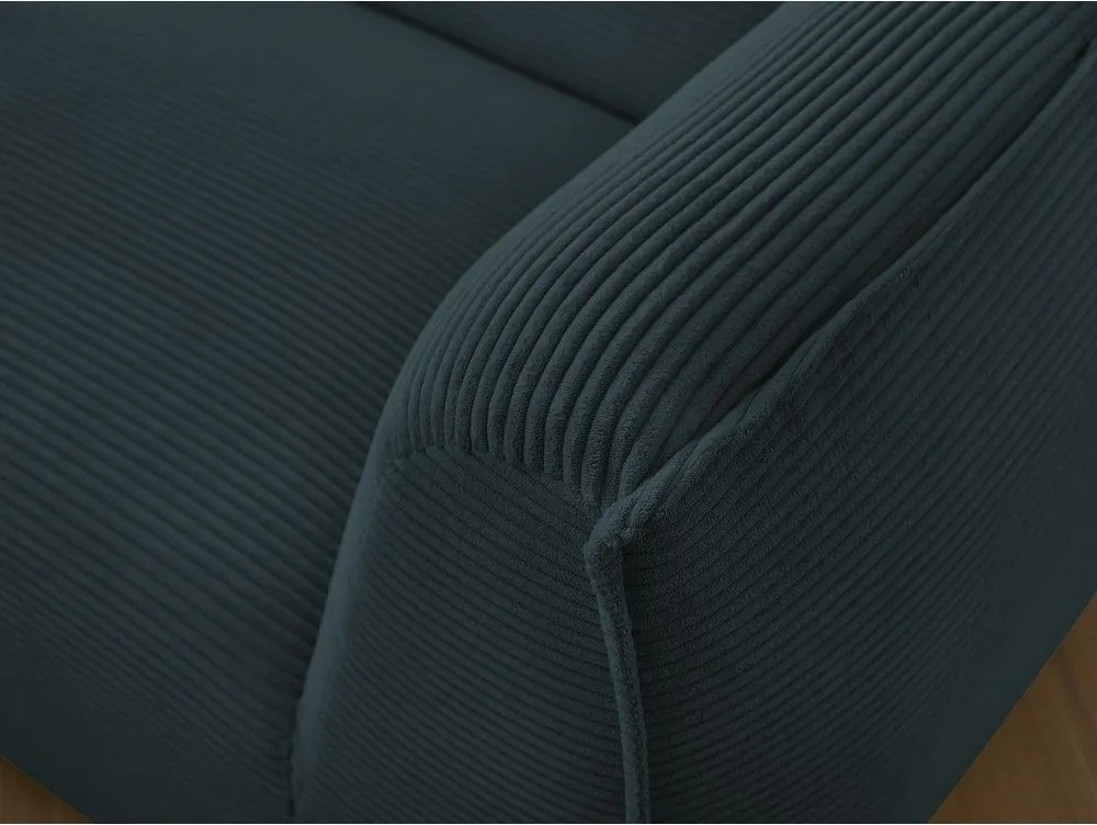 Ciemnoniebieska sztruksowa sofa 242 cm Giorgia – Bobochic Paris