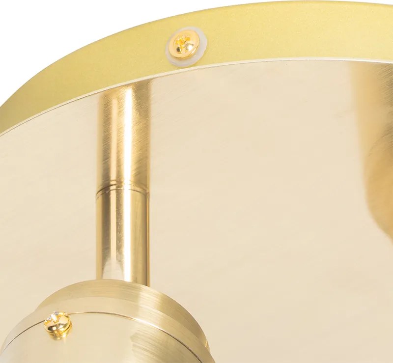 Nowoczesny reflektor łazienkowy mosiądz 2-światła IP44 - Ducha