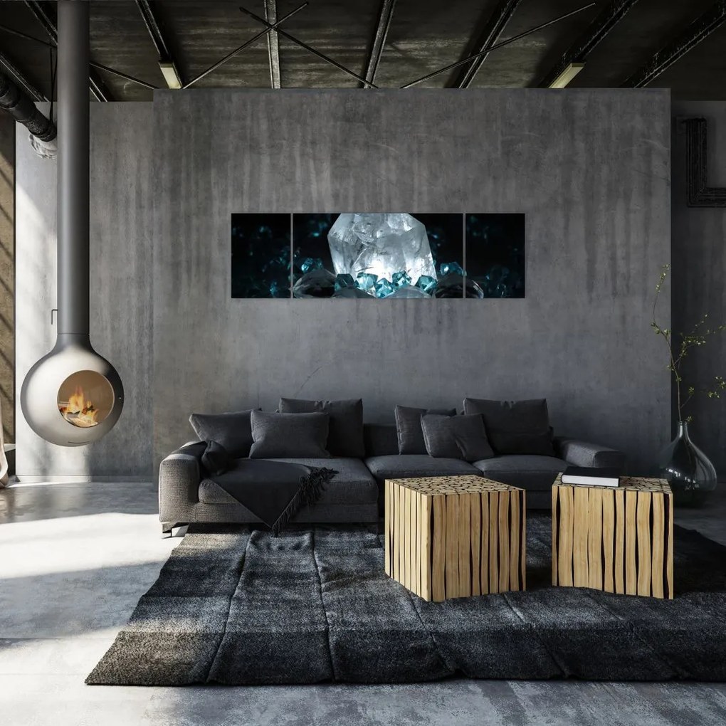Obraz kryształu (170x50 cm)