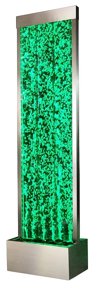Wolnostojąca bąbelkowa ściana wodna BLENNIE - Diody LED zmieniające kolory - wys. 150 cm