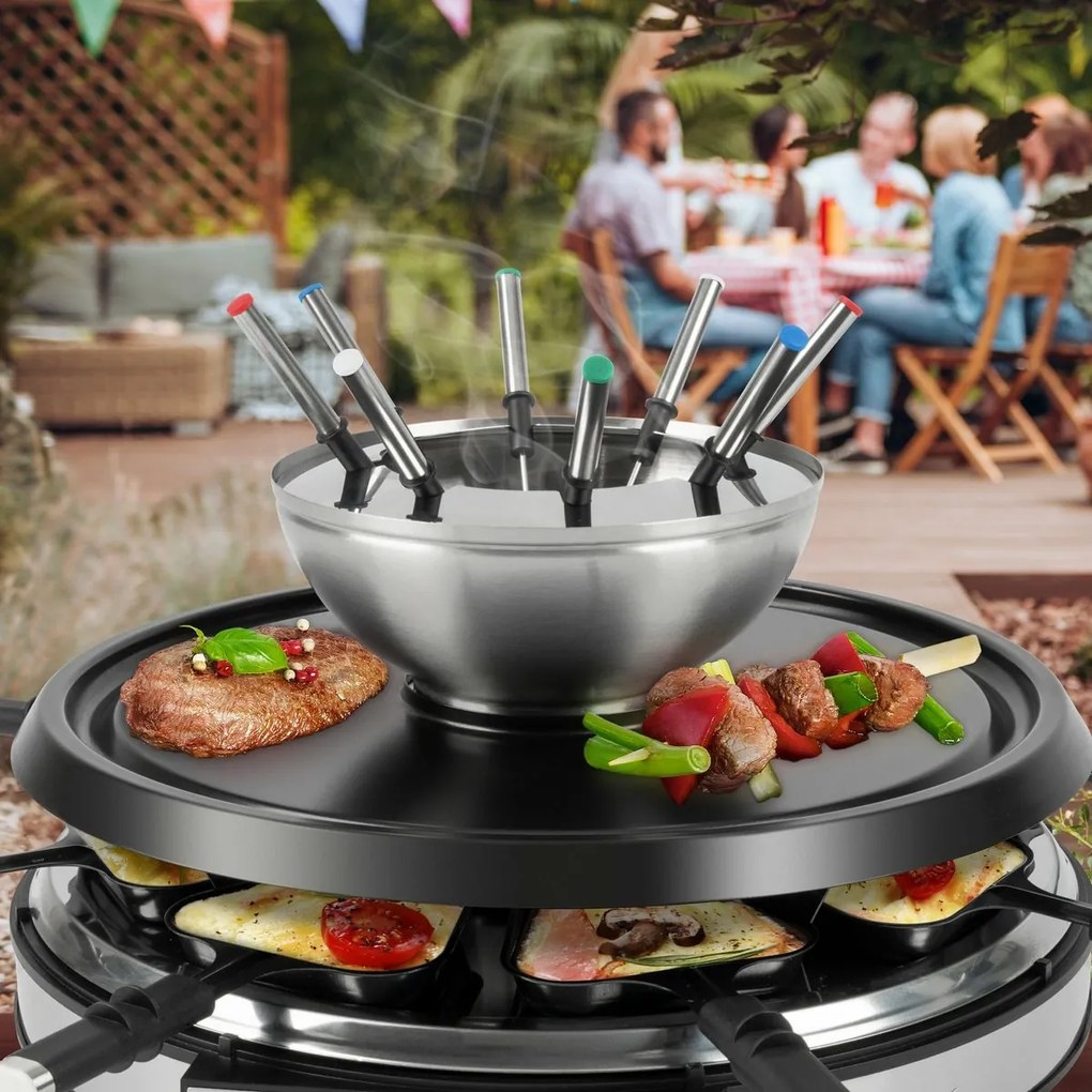 ProfiCook RG/FD 1245 grill do fondue raclette  2w1