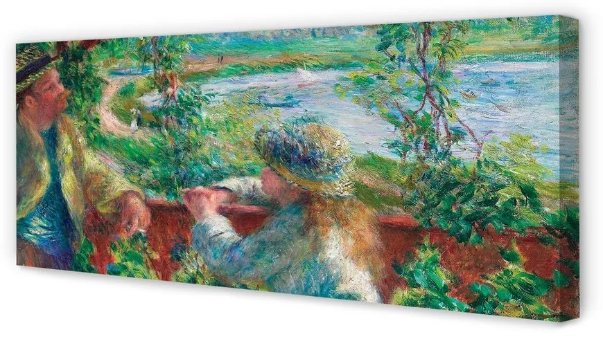 Duży obraz na płótnie Nad wodą - Pierre Auguste Renoir