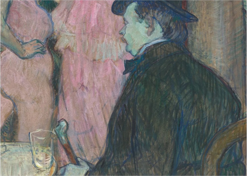 Obraz - Henri de Toulouse-Lautrec, Maxime Dethomas, reprodukcje (70x50 cm)