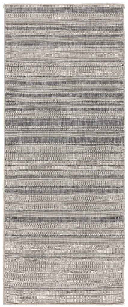 Dywan zewnętrzny Finn Linie jasne szare 80 cm x 220 cm