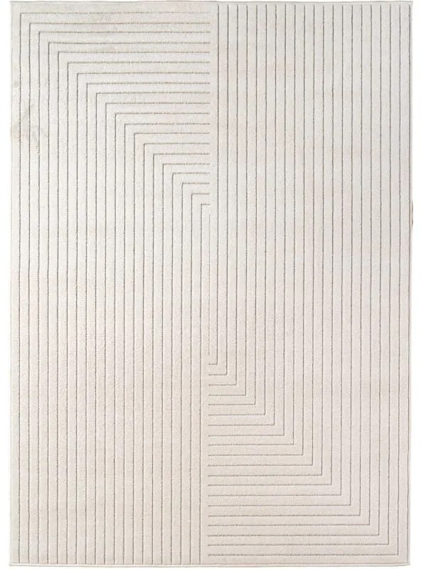 Dywan uniwersalny Nova 3D Geometria kremowy 240 cm x 340 cm