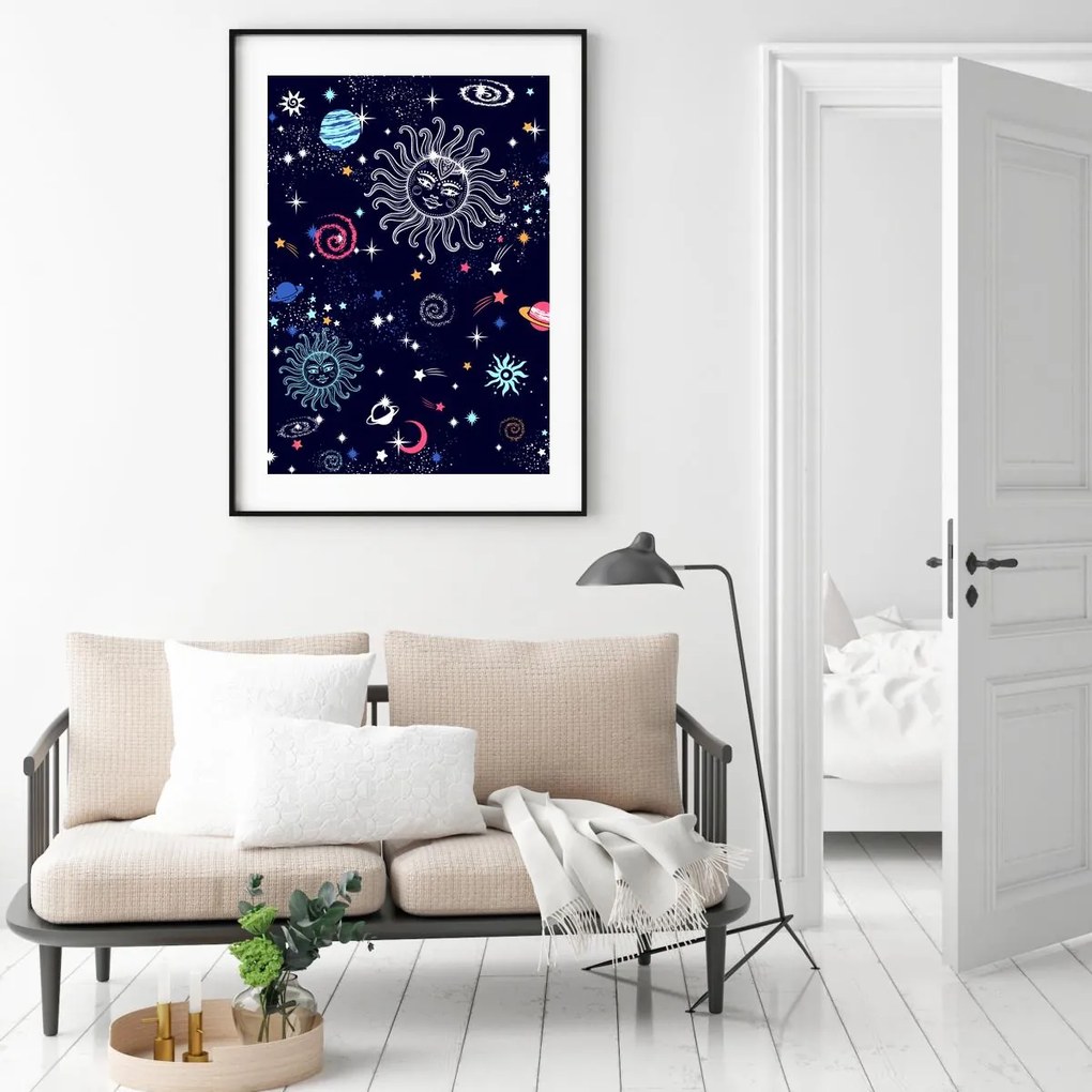 Plakat - Bajkowy kosmos (A4)