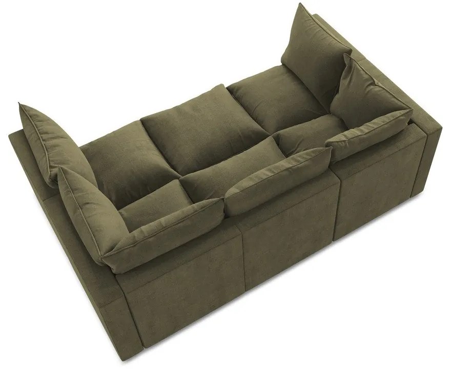 Sofa w kolorze khaki 255 cm Manao – Makamii
