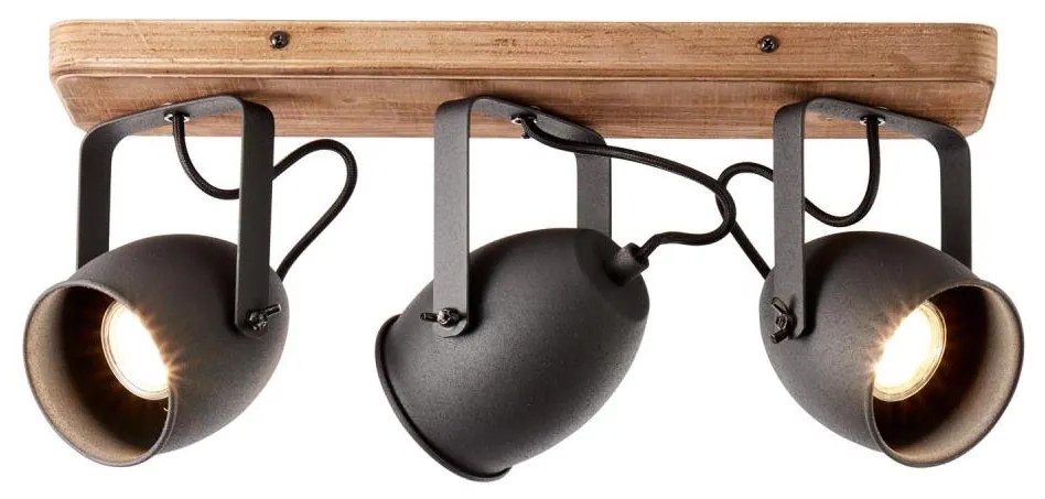 Brilliant - Oprawa punktowa CROWTON 3xGU10/6W/230V sosna