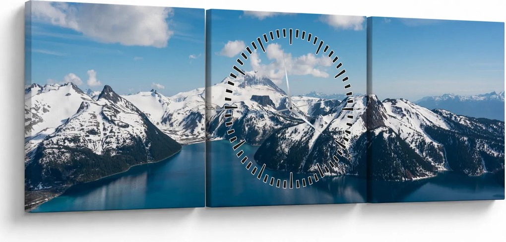 Obraz - Garibaldi Park (z zegarem) (90x30 cm)