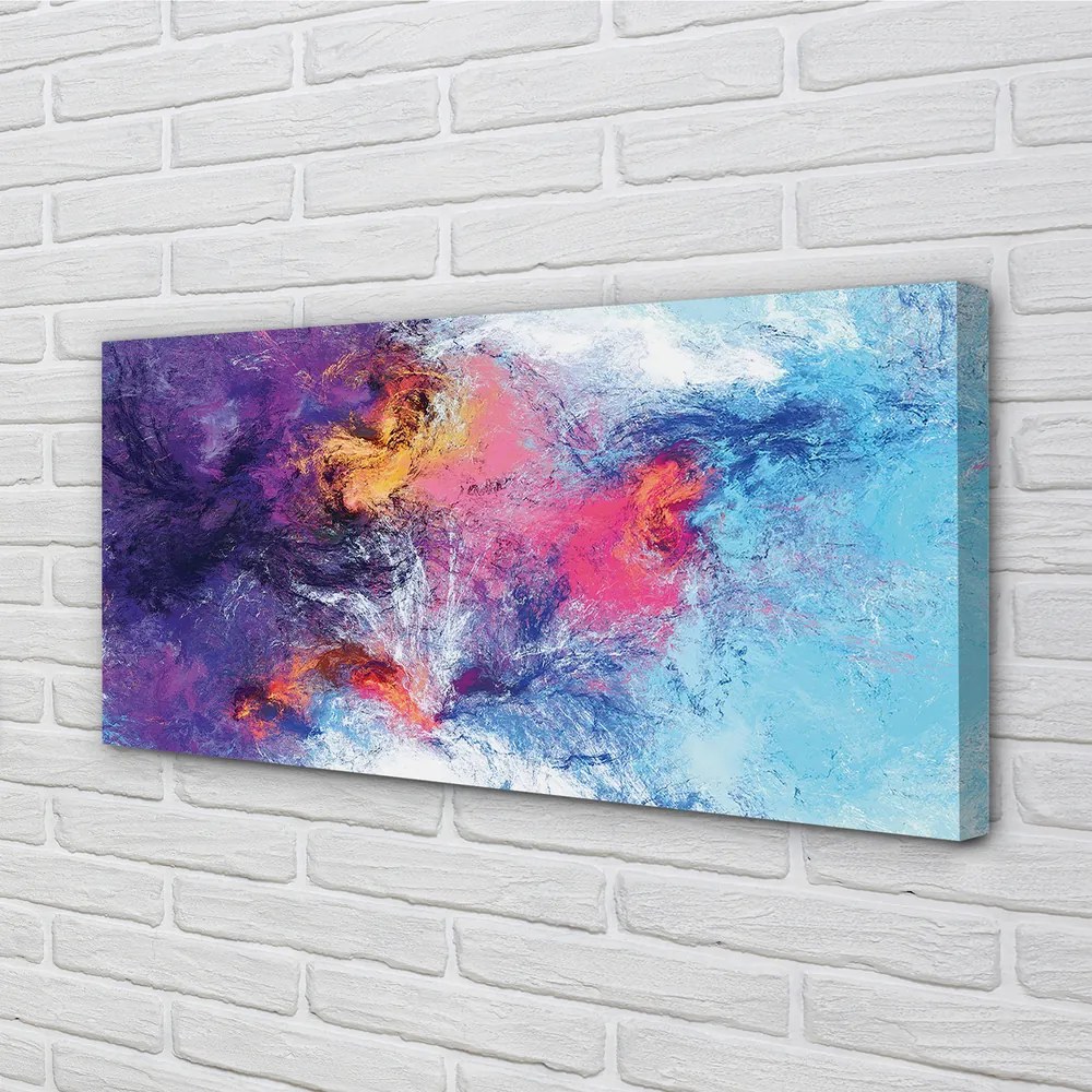 Fotoobraz na płótnie Kolorowe Mazy na Obrazie