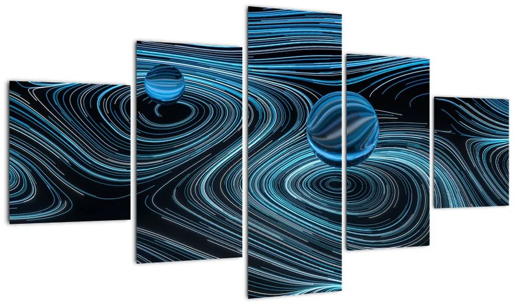 Abstrakcyjny obraz (125x70 cm)