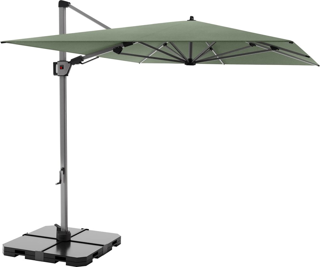 Knirps HYPERION 330 x 240 PRESTIGE - luksusowy parasol ogrodowy z bocznym wysięgnikiem