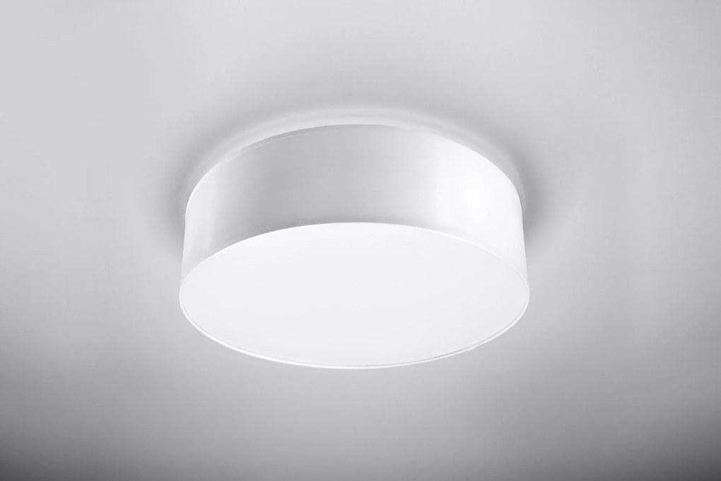 Minimalistyczny plafon do przedpokoju LED E778-Vati - biały