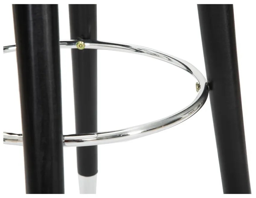 Szary tapicerowany hoker (wysokość siedziska 74 cm) Paris – Mauro Ferretti