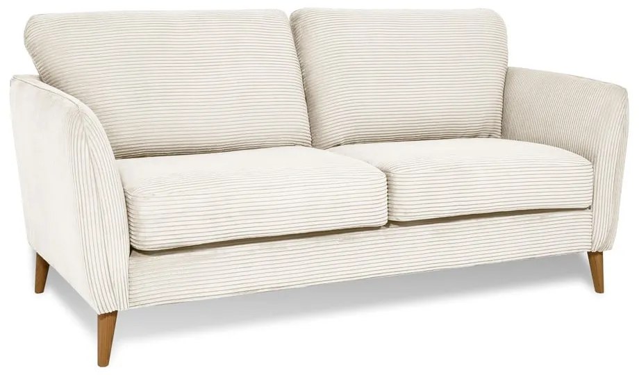 Biała sztruksowa sofa 170 cm Paris – Scandic