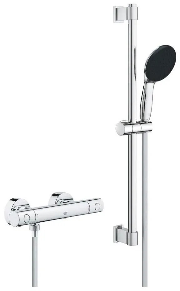 GROHE 34856000 - Termostatyczna bateria prysznicowa PRECISION GET 600 mm chrom