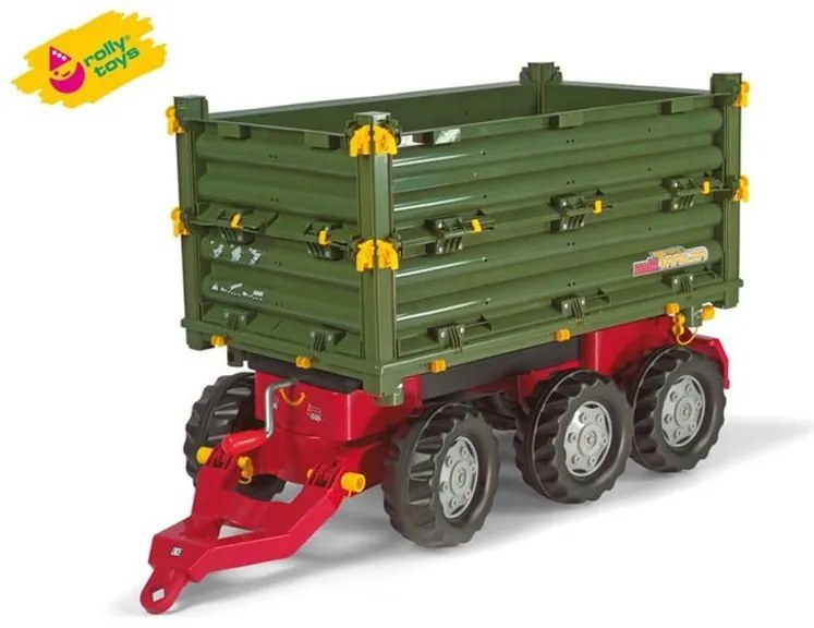 Rolly toys rollytrailer wielka przyczepa 3 osie multi trailer