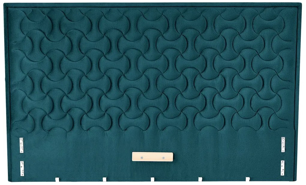 Ciemnozielone pikowane wezgłowie do łóżka E1-E98