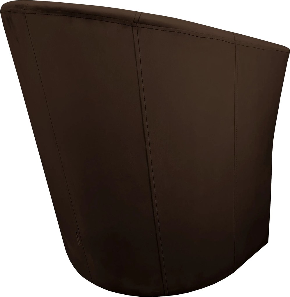 Fotel CLUB tkanina Welur elegancki fotel tapicerowany do salonu i gabinetu : Kolor tkaniny - VELVET - MG05
