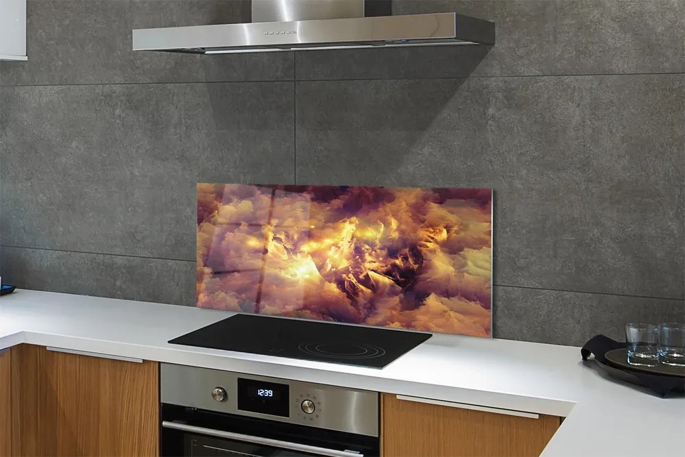 Panel szklany do Kuchni Nowoczesne Wzory Abstrakcyjne