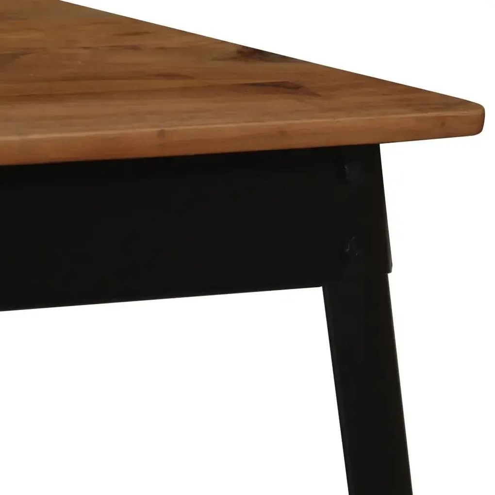 Stół z drewna akacjowego Timber 2X – brązowy