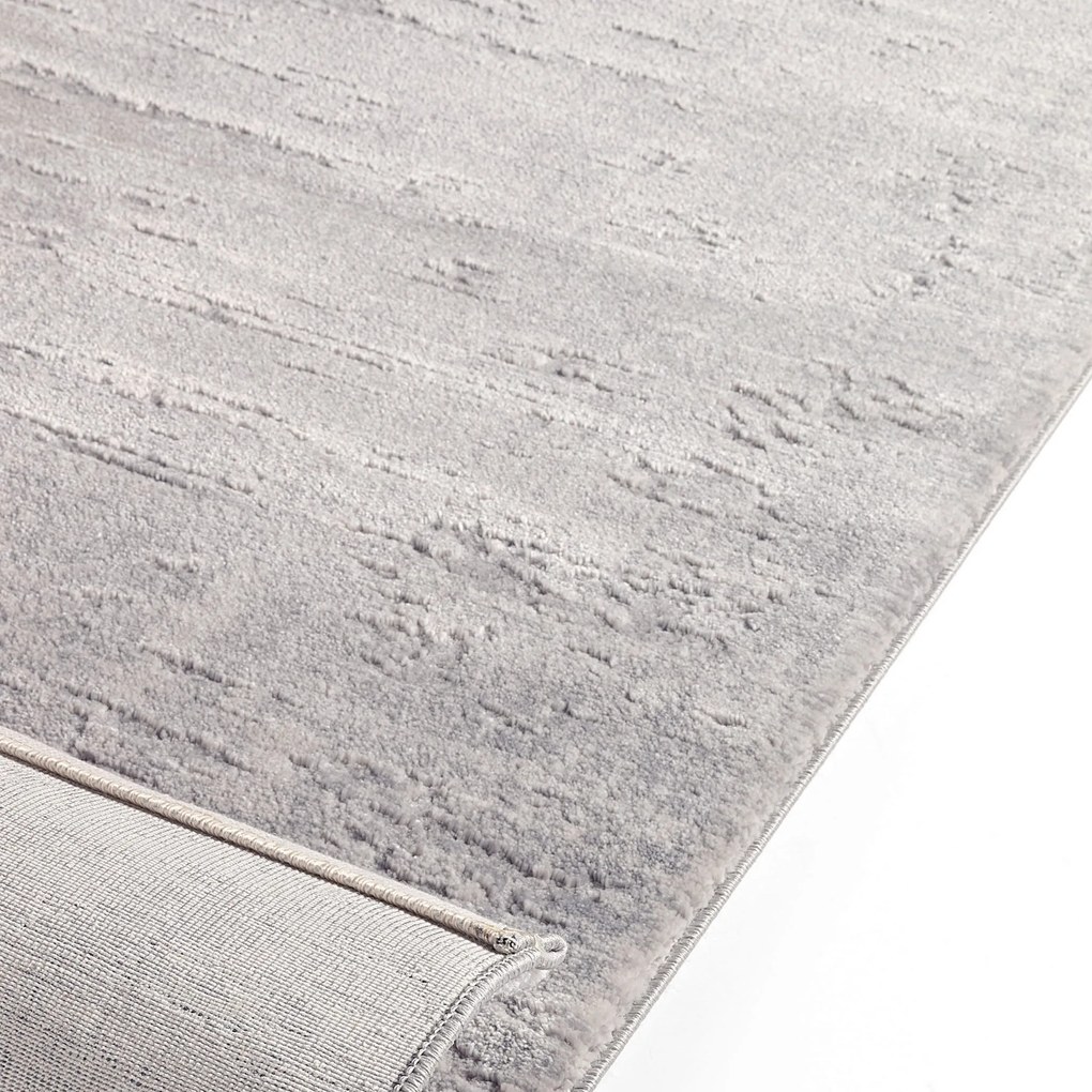 Dywan nowoczesny Stella srebrny 80 cm x 300 cm