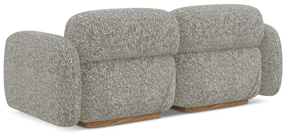 Szara sofa modułowa 190 cm Ailani – Makamii