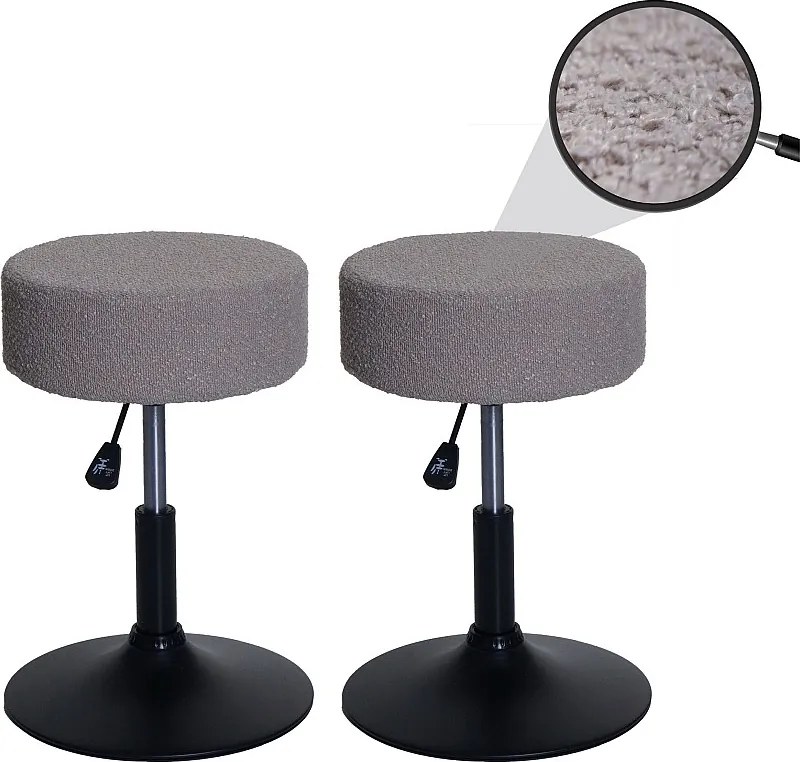 Taboret MCW-C22 (zestaw 2 szt.),  taupe