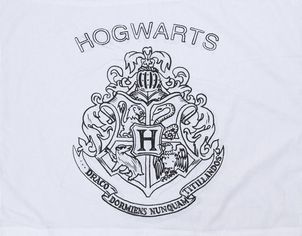 PrzytulneMieszkanie.pl PrzytulneMieszkanie.pl Pościel świecąca HARRY POTTER VISION biała Rozmiar pościeli: 70 x 90 cm | 140 x 200 cm