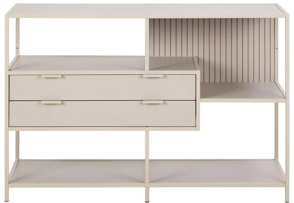 Szary regał 114x78x35 cm Seaford – Actona