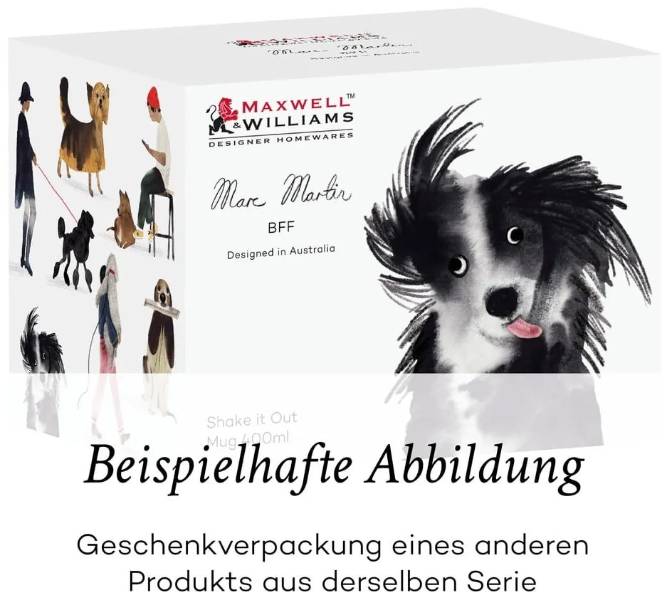 Biały porcelanowy kubek 400 ml Best Furry Friends – Maxwell & Williams