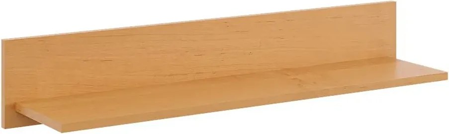 Minimalistyczna półka ścienna w kolorze olcha P7-M16