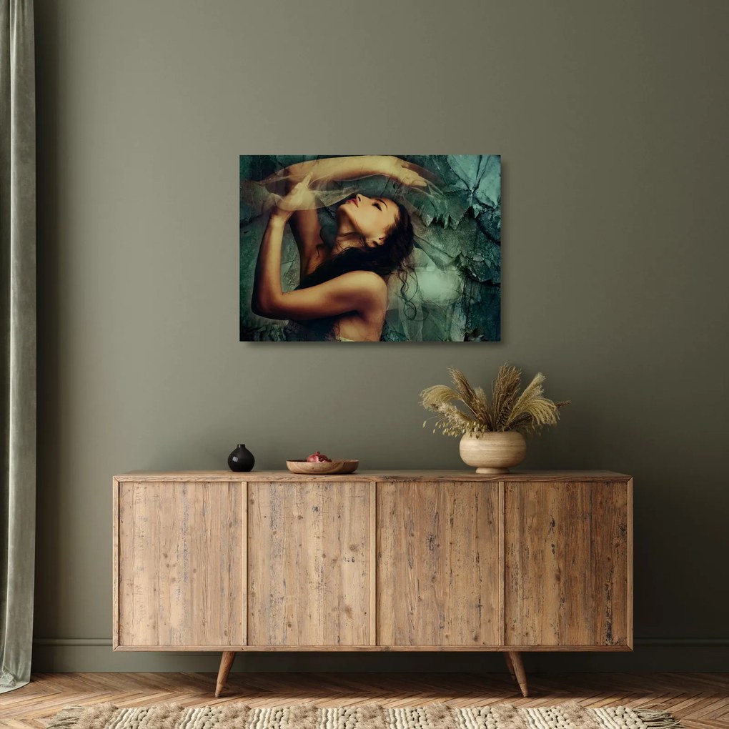 Obraz na szkle - Muza (70x50 cm)