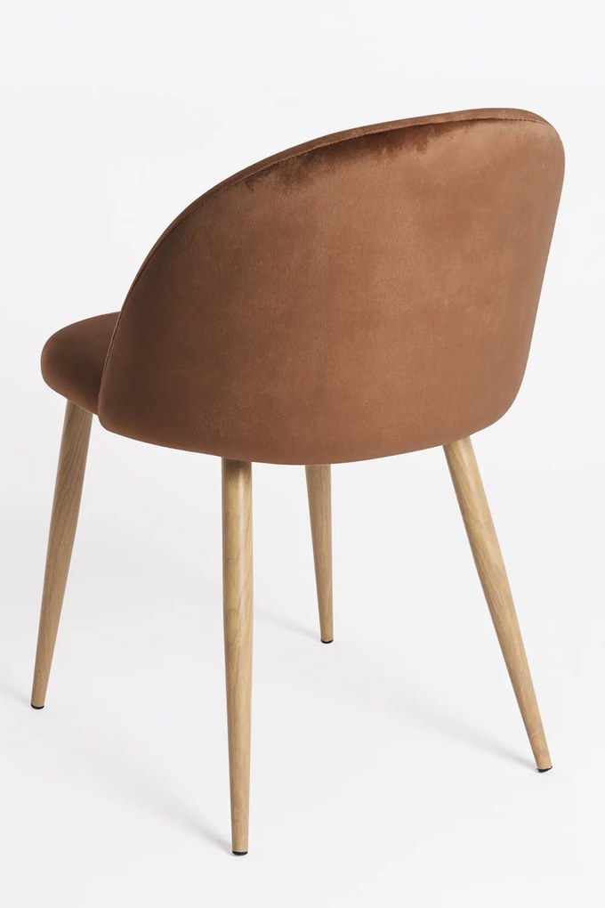 Zestaw 4 Krzese Vint Aksamitne