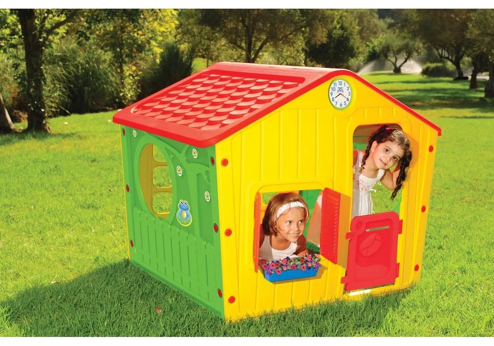 Zabawki Buddy BOT 1140 Domek Village, czerwony