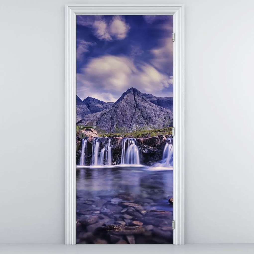 Fototapeta na drzwi - Wodospad (95x205cm)