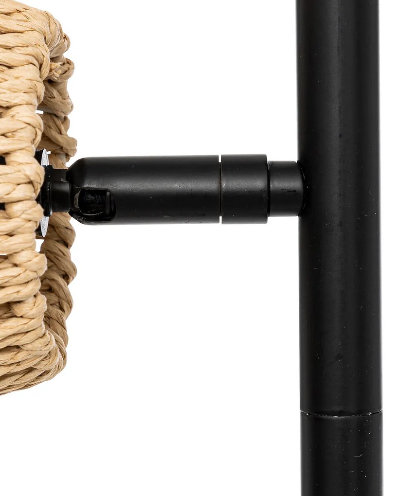 Lampa stojąca boho GIADA, 3 obrotowe klosze, 150 cm