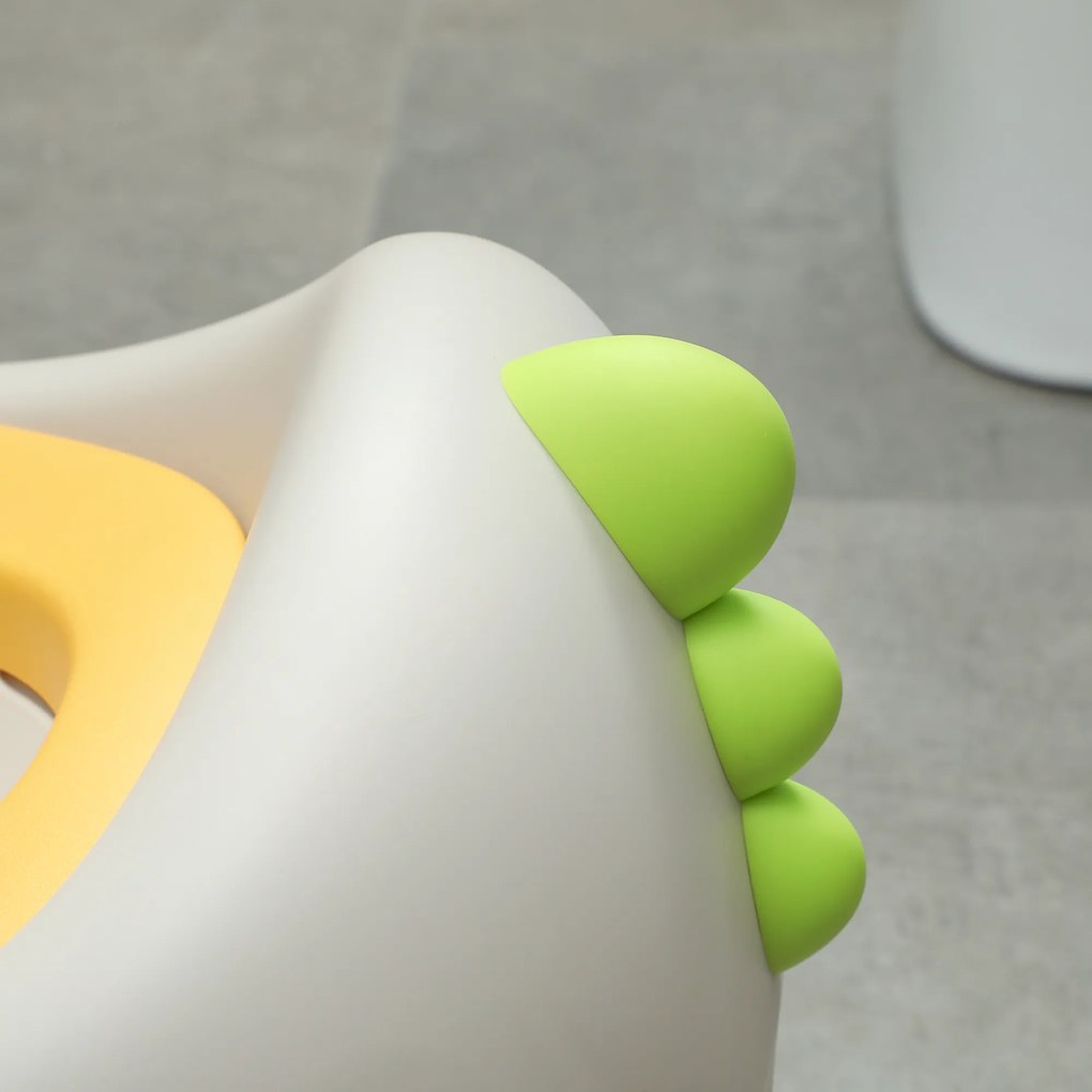 AIYAPLAY 3 w 1 Nocnik dla dzieci, zdejmowane siedzisko, poduszka z eko-skóry, do 50 kg, 6 miesięcy do 6 lat, Szary