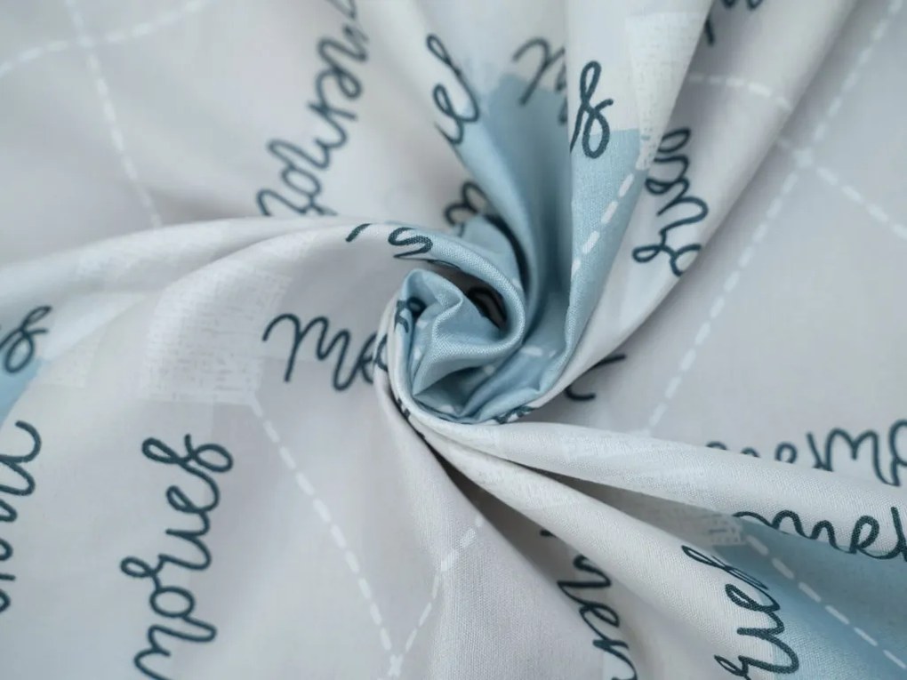 PrzytulneMieszkanie.pl PrzytulneMieszkanie.pl Pościel z mikrowłókna GALDAR niebieska Rozmiar pościeli: 70 x 80 cm | 140 x 200 cm